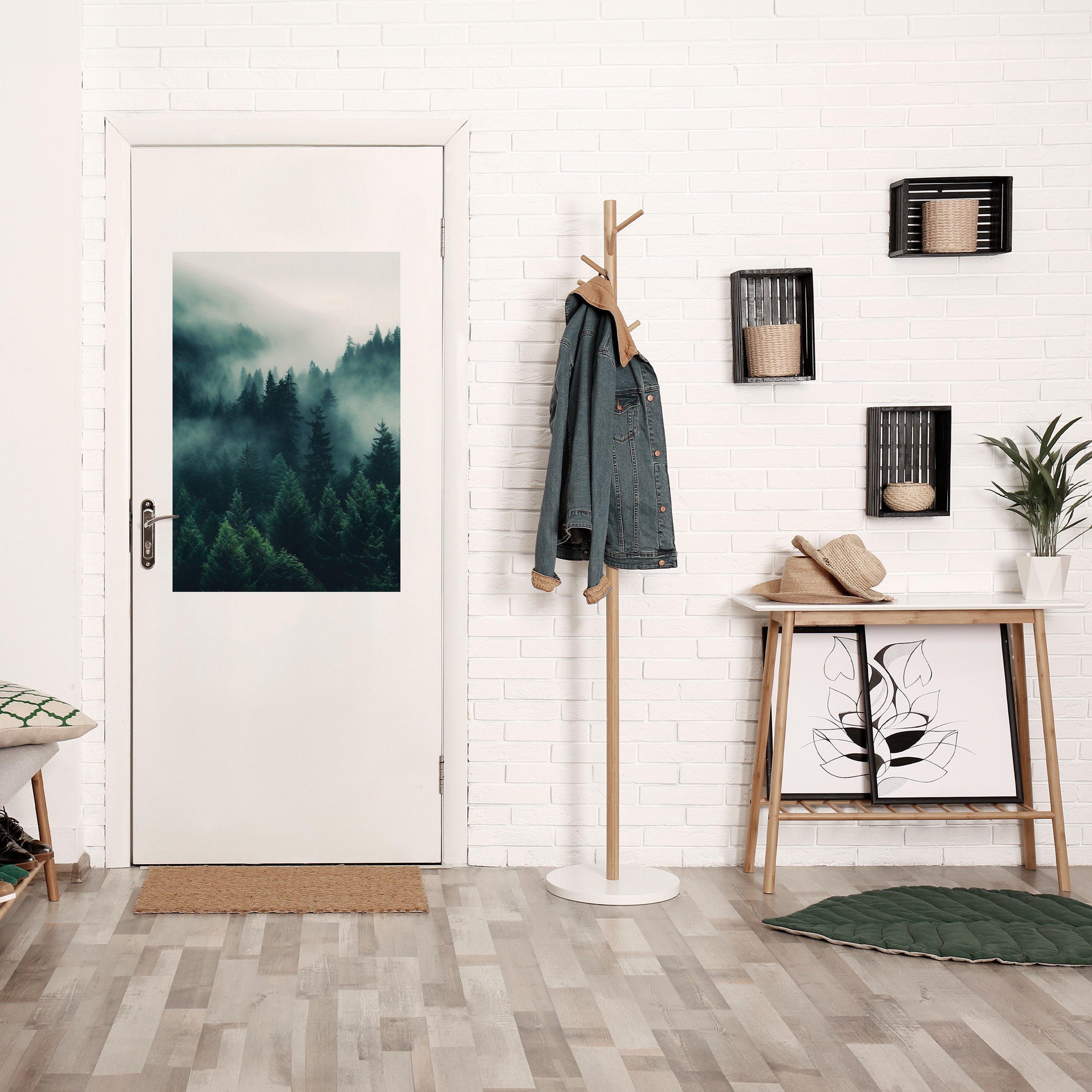 MYSTICAL FOREST WHISPERS Vertikales Poster zum Abziehen und Aufkleben
