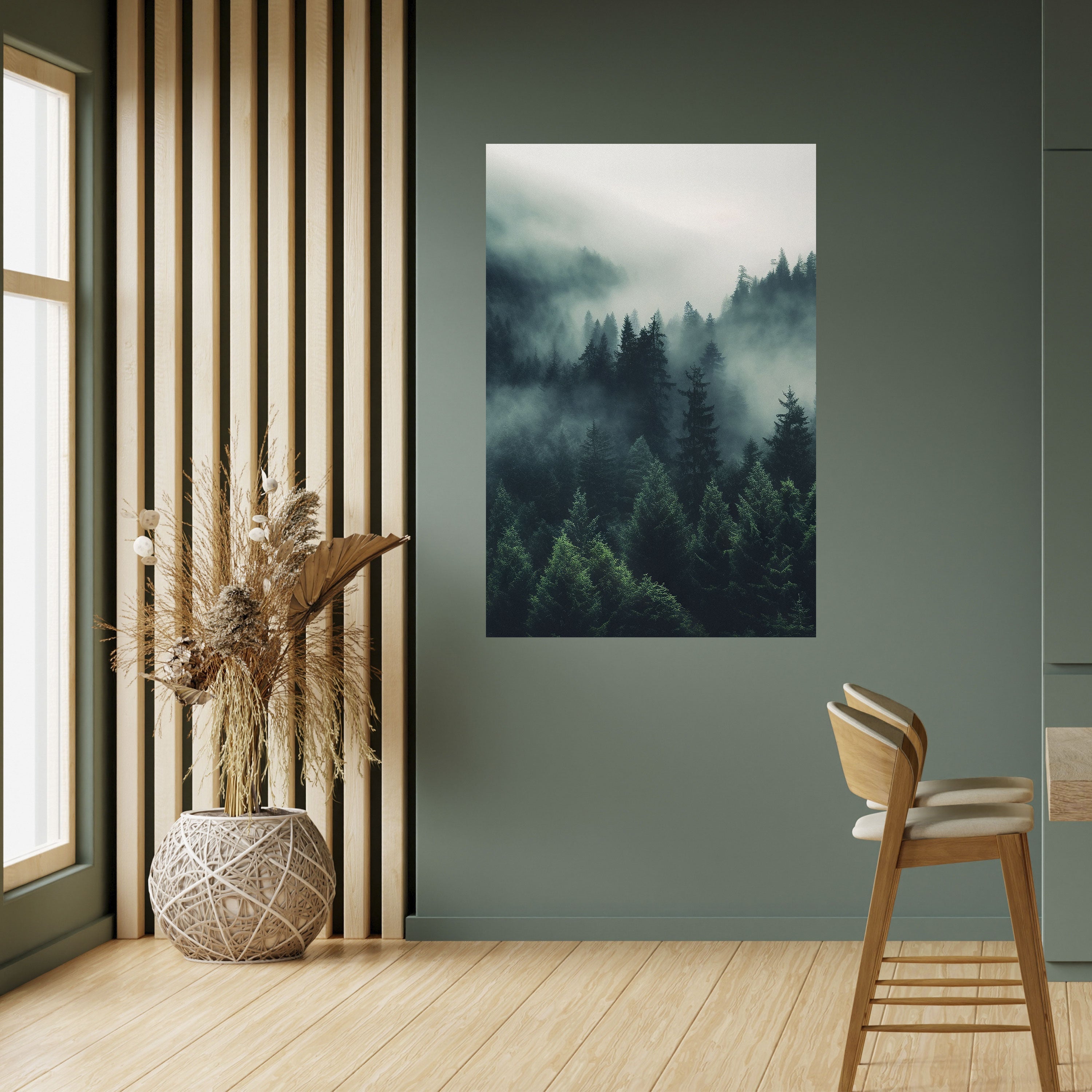 MYSTICAL FOREST WHISPERS Vertikales Poster zum Abziehen und Aufkleben