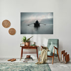 SAIL INTO THE UNKNOWN Selbstklebendes Horizontal-Poster