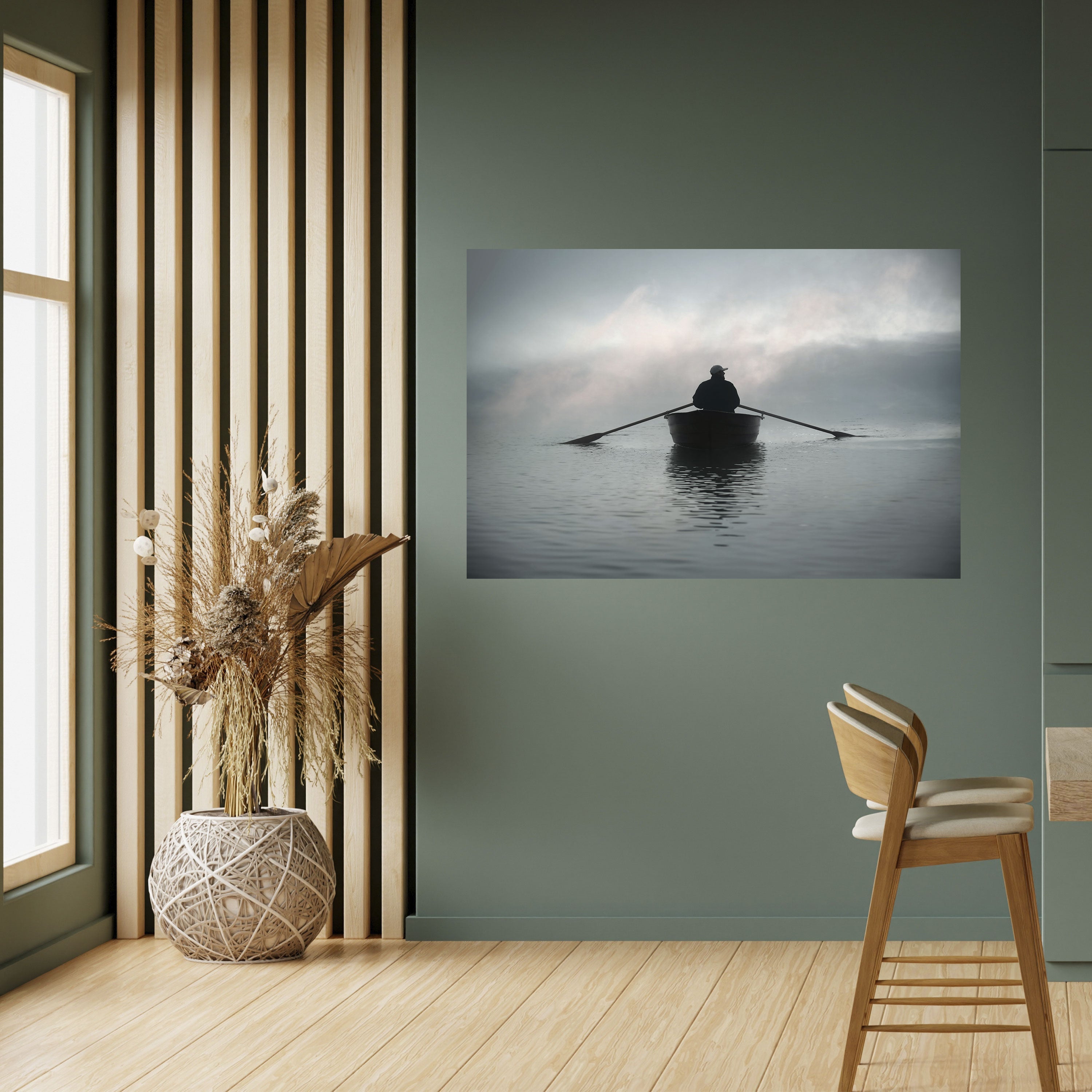 SEGELN INS UNBEKANNTE Horizontales Poster zum Abziehen und Aufkleben