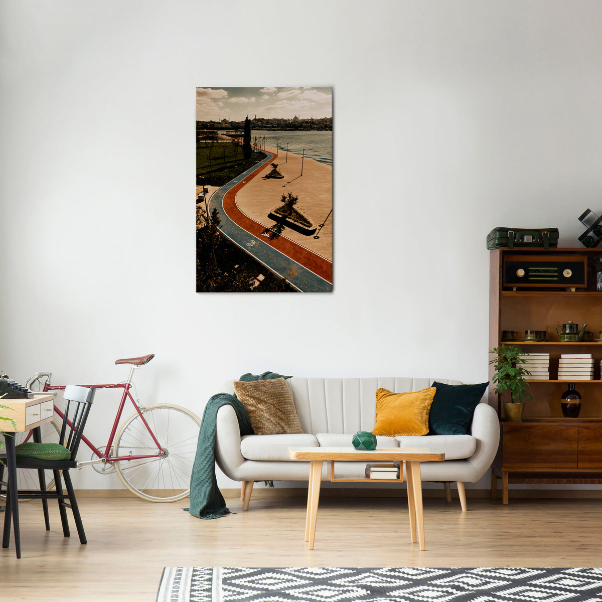 COLORS OF EXPLORATION Vertical Canvas Print