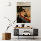 COLORS OF EXPLORATION Selbstklebendes Poster - Hochformat