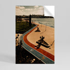 COLORS OF EXPLORATION Selbstklebendes Poster - Hochformat