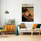 COLORS OF EXPLORATION Selbstklebendes Poster - Hochformat