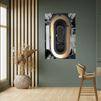 EDGE OF THE TRACK Selbstklebendes Poster - Hochformat