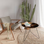 RIDE INTO GOLD Couchtisch Ø 69 cm