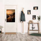 RIDE INTO GOLD Selbstklebendes Poster - Hochformat