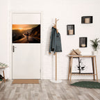 RIDE INTO GOLD Selbstklebendes Horizontal-Poster