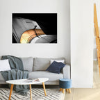 ORANGE ARC AMBIENCE Selbstklebendes Horizontal-Poster