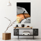 ORANGE ARC AMBIENCE Selbstklebendes Poster - Hochformat