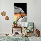 ORANGE ARC AMBIENCE Selbstklebendes Poster - Hochformat