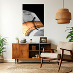 ORANGE ARC AMBIENCE Selbstklebendes Poster - Hochformat