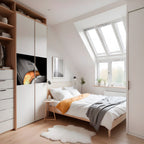 ORANGE ARC AMBIENCE Selbstklebendes Horizontal-Poster