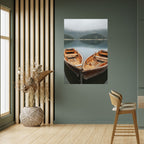 HARMONY OF BOATS Selbstklebendes Poster - Hochformat