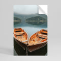 HARMONY OF BOATS Selbstklebendes Poster - Hochformat