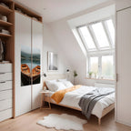 HARMONY OF BOATS Selbstklebendes Poster - Hochformat