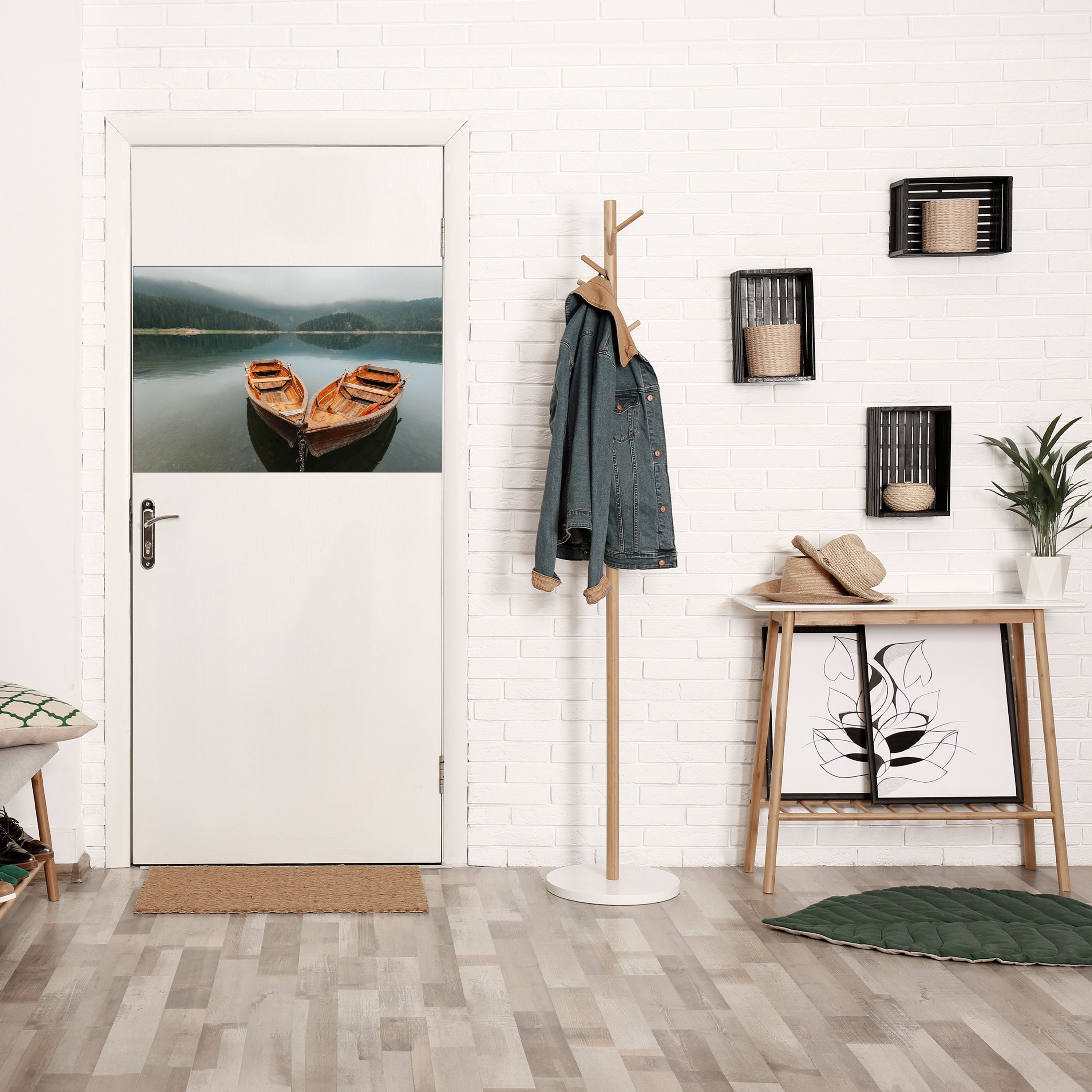 HARMONIE DER BOOTE Horizontales Poster zum Abziehen und Aufkleben