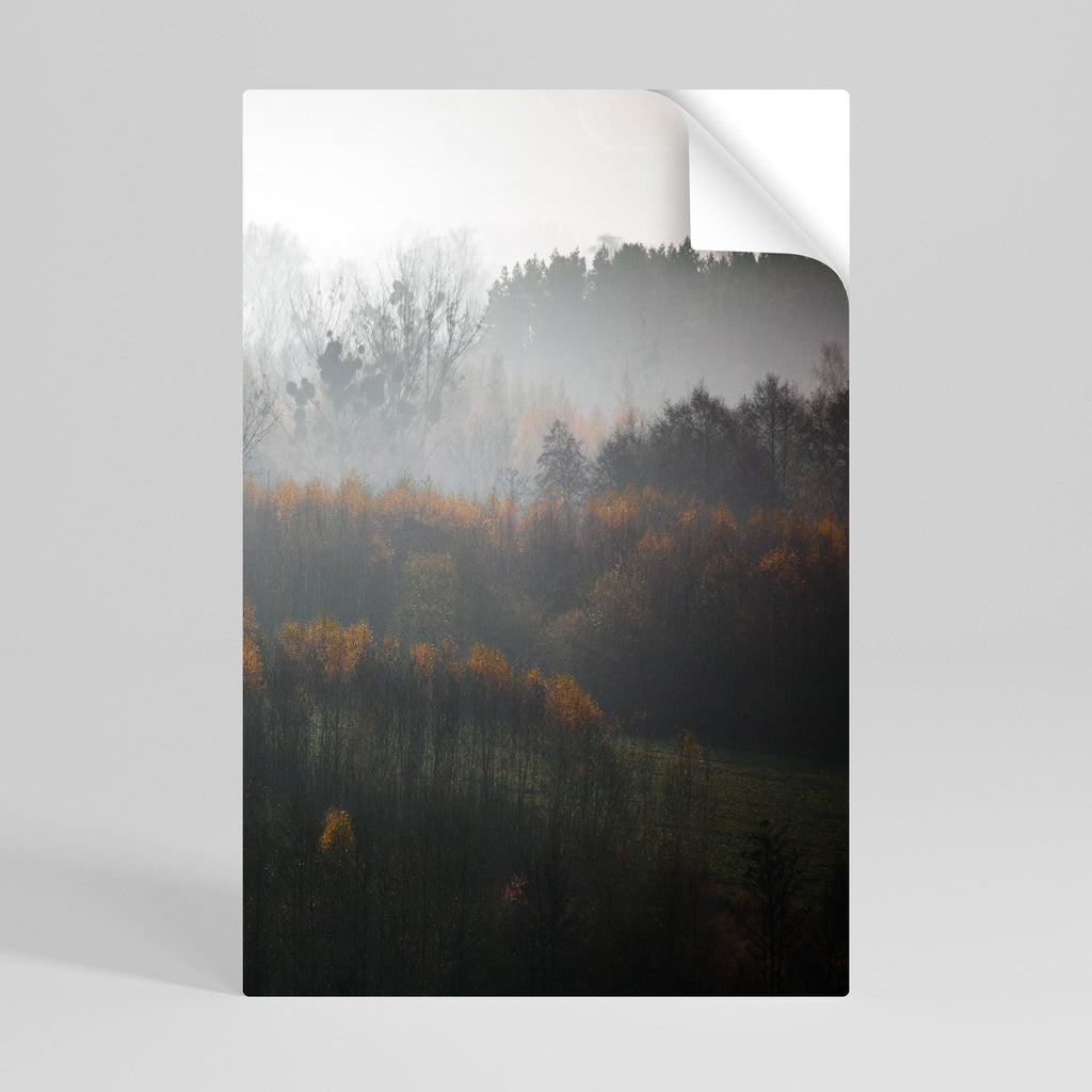 AUTUMNAL HAZE Vertikales Poster zum Abziehen und Aufkleben