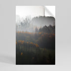 AUTUMNAL HAZE Selbstklebendes Poster - Hochformat
