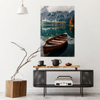 MOUNTAINSIDE REFLECTIONS Selbstklebendes Poster - Hochformat