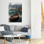 MOUNTAINSIDE REFLECTIONS Selbstklebendes Poster - Hochformat