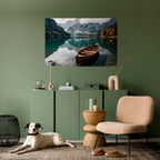 MOUNTAINSIDE REFLECTIONS Selbstklebendes Horizontal-Poster