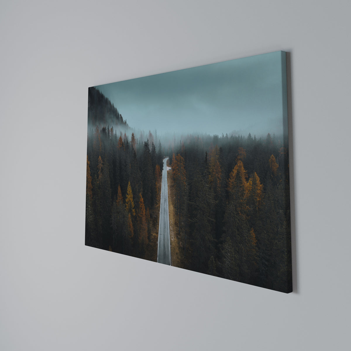 SERENE ROADWAY ESCAPE Horizontal Canvas Print