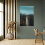 SERENE ROADWAY ESCAPE Selbstklebendes Poster - Hochformat