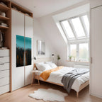 SERENE ROADWAY ESCAPE Selbstklebendes Poster - Hochformat