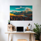 DREAMLAND ESCAPE Selbstklebendes Horizontal-Poster