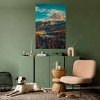 DREAMLAND ESCAPE Selbstklebendes Poster - Hochformat