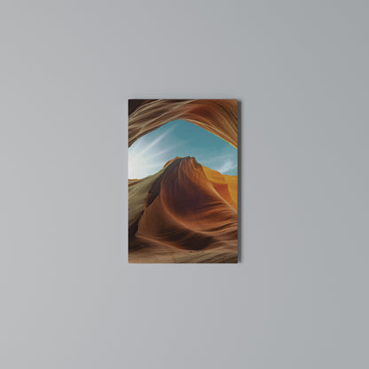 THE CANYON'S WHISPER Vertical Canvas Print