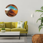 THE CANYON'S WHISPER Runde Wanddekoration Ø 69 cm