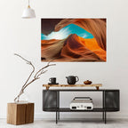 THE CANYON'S WHISPER Selbstklebendes Horizontal-Poster