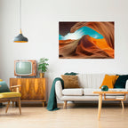 THE CANYON'S WHISPER Selbstklebendes Horizontal-Poster