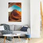 THE CANYON'S WHISPER Selbstklebendes Poster - Hochformat