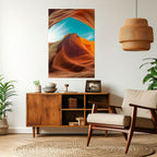 THE CANYON'S WHISPER Selbstklebendes Poster - Hochformat