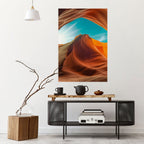 THE CANYON'S WHISPER Selbstklebendes Poster - Hochformat