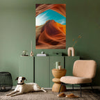 THE CANYON'S WHISPER Selbstklebendes Poster - Hochformat