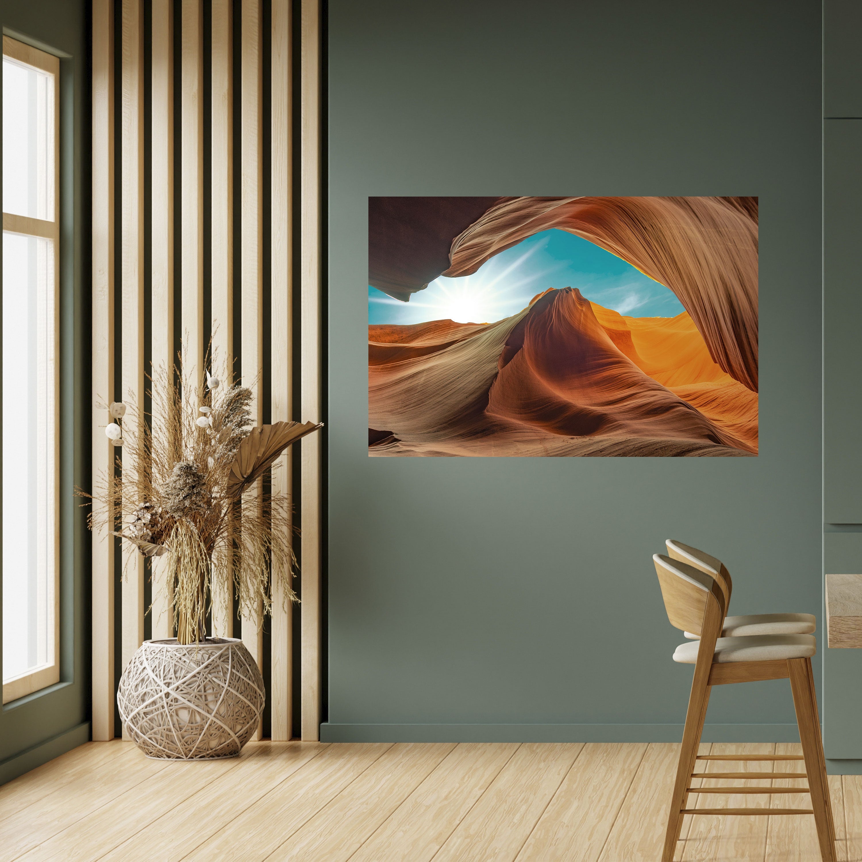 THE CANYON'S WHISPER Horizontales Poster zum Abziehen und Aufkleben