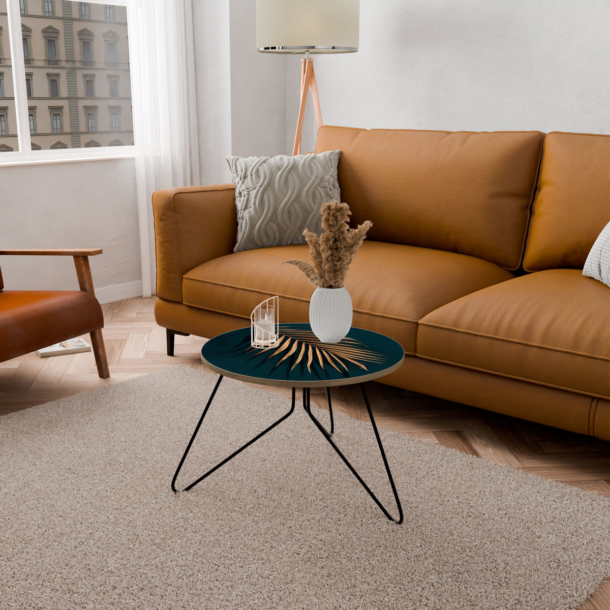 GOLDEN PALM WHISPERS Couchtisch