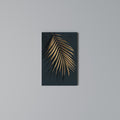 GOLDEN PALM WHISPERS Vertical Canvas Print