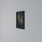 GOLDEN PALM WHISPERS Vertical Canvas Print