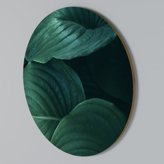 SUBTLE BOTANICAL HUES Rundes Wandbild