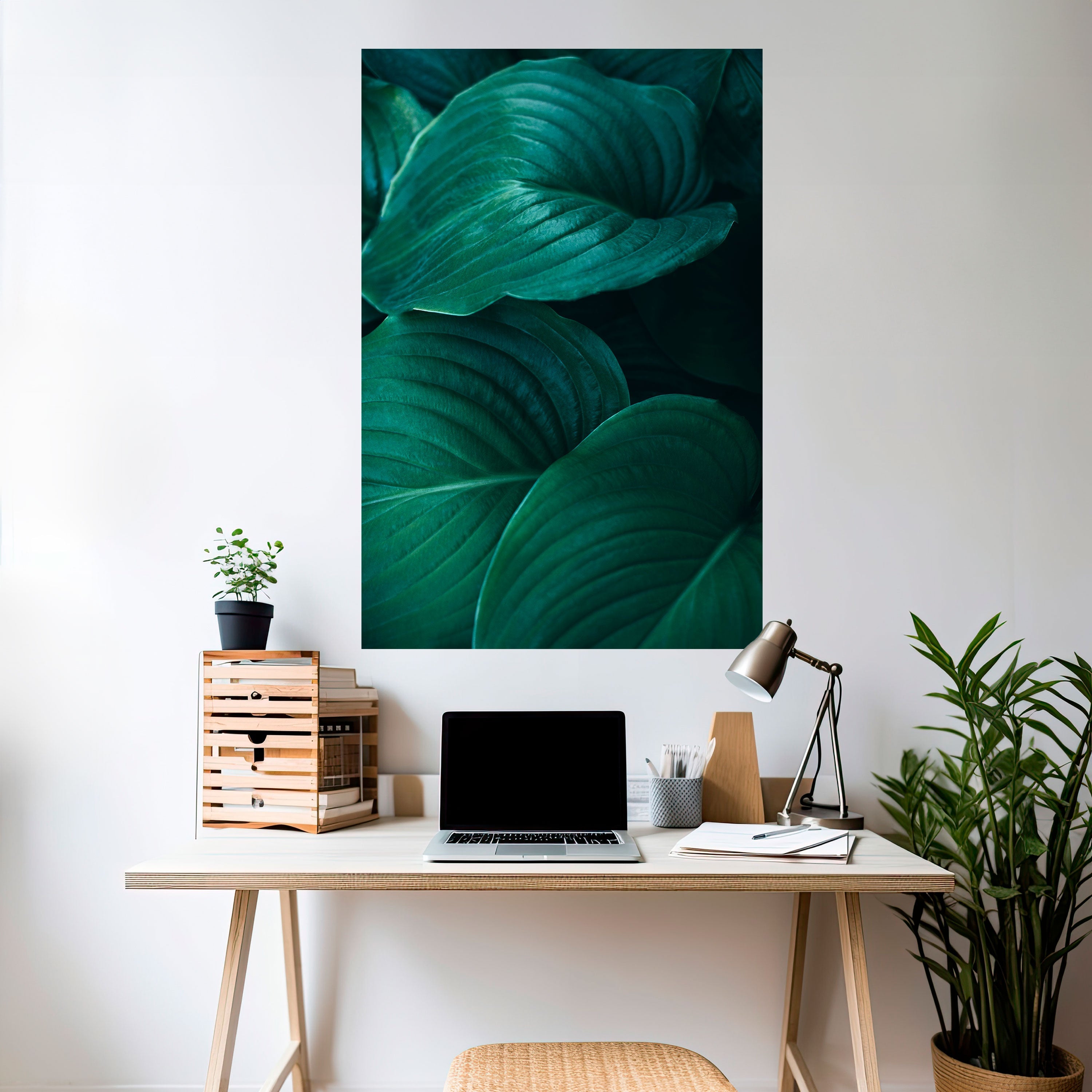 Subtile botanische Farbtöne – Vertikales Poster zum Abziehen und Aufkleben