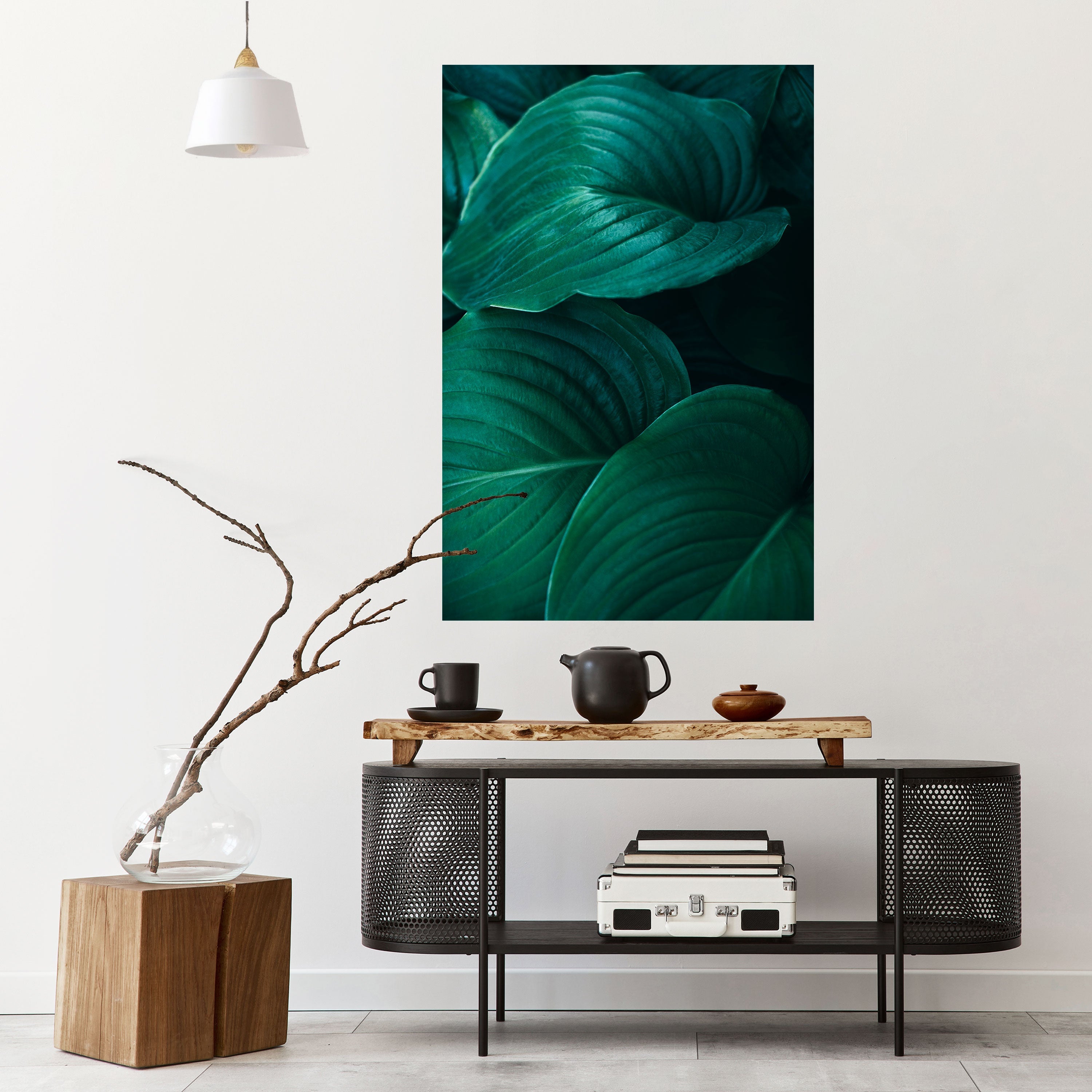 Subtile botanische Farbtöne – Vertikales Poster zum Abziehen und Aufkleben