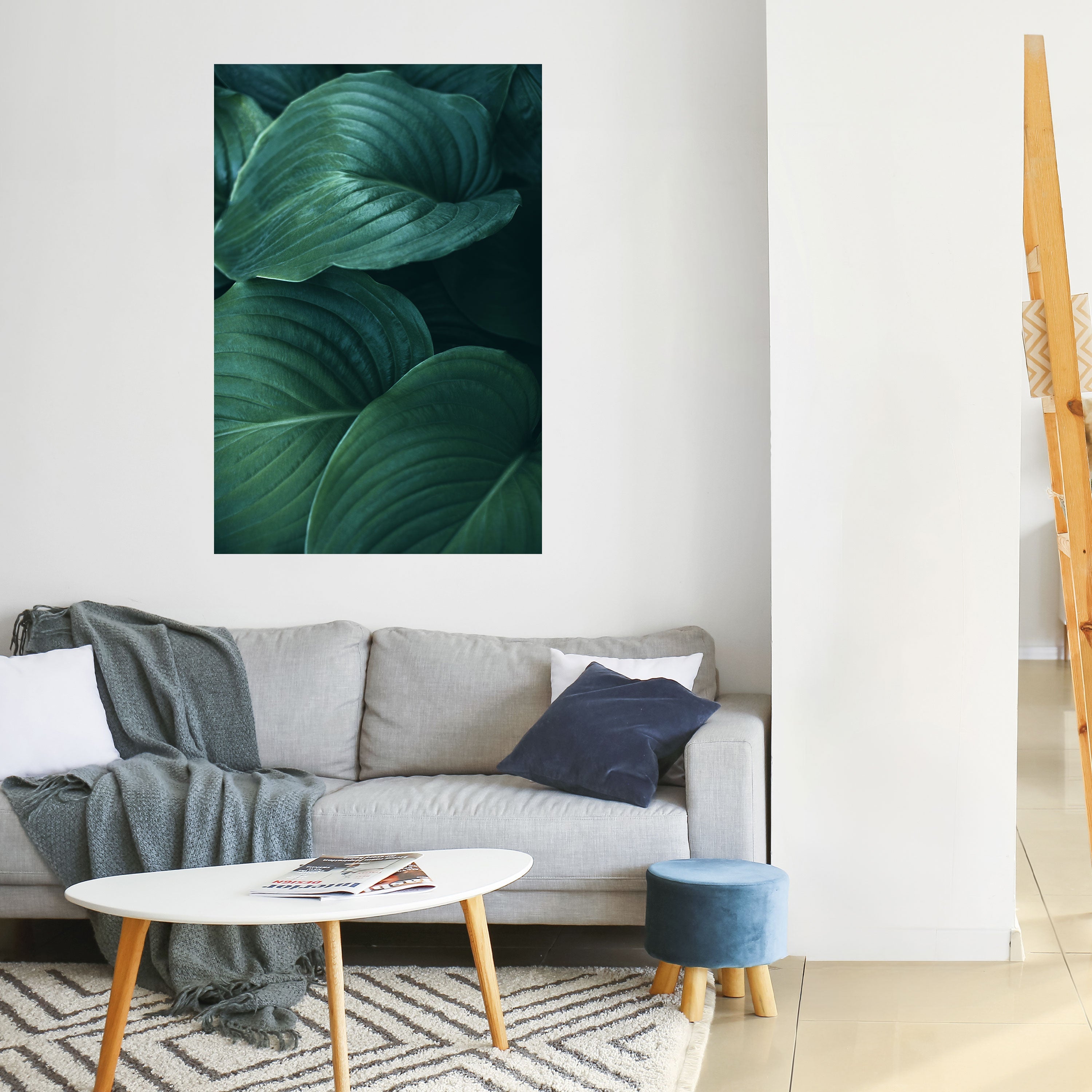 Subtile botanische Farbtöne – Vertikales Poster zum Abziehen und Aufkleben