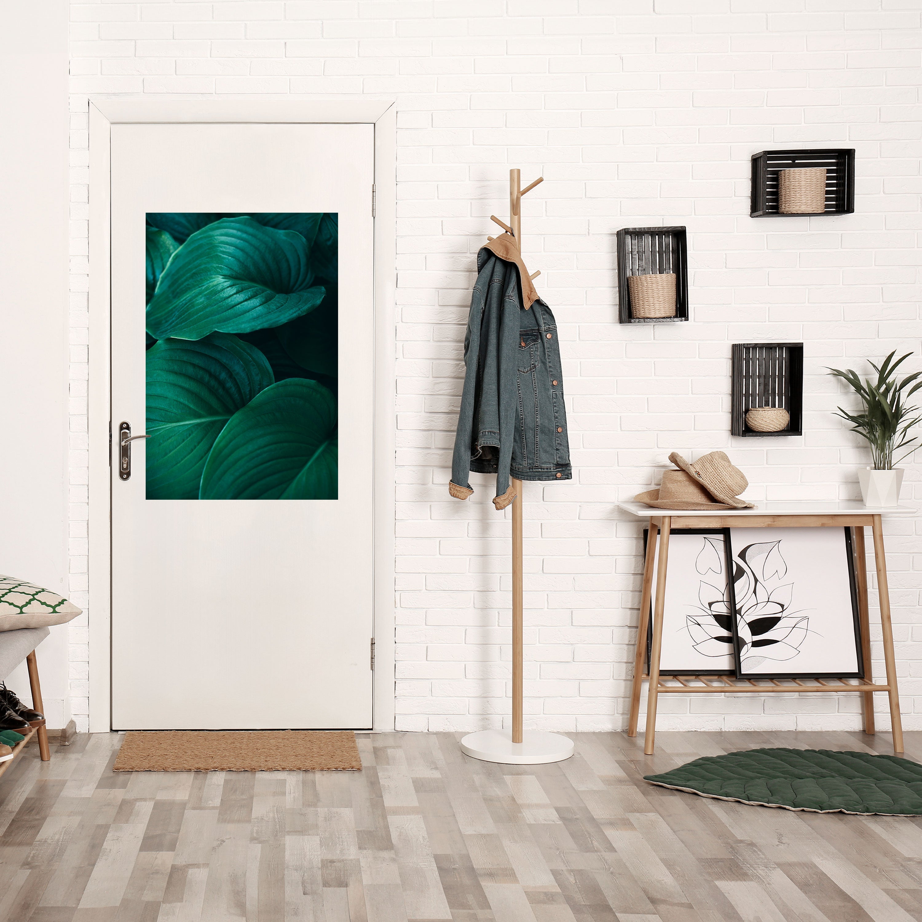 Subtile botanische Farbtöne – Vertikales Poster zum Abziehen und Aufkleben