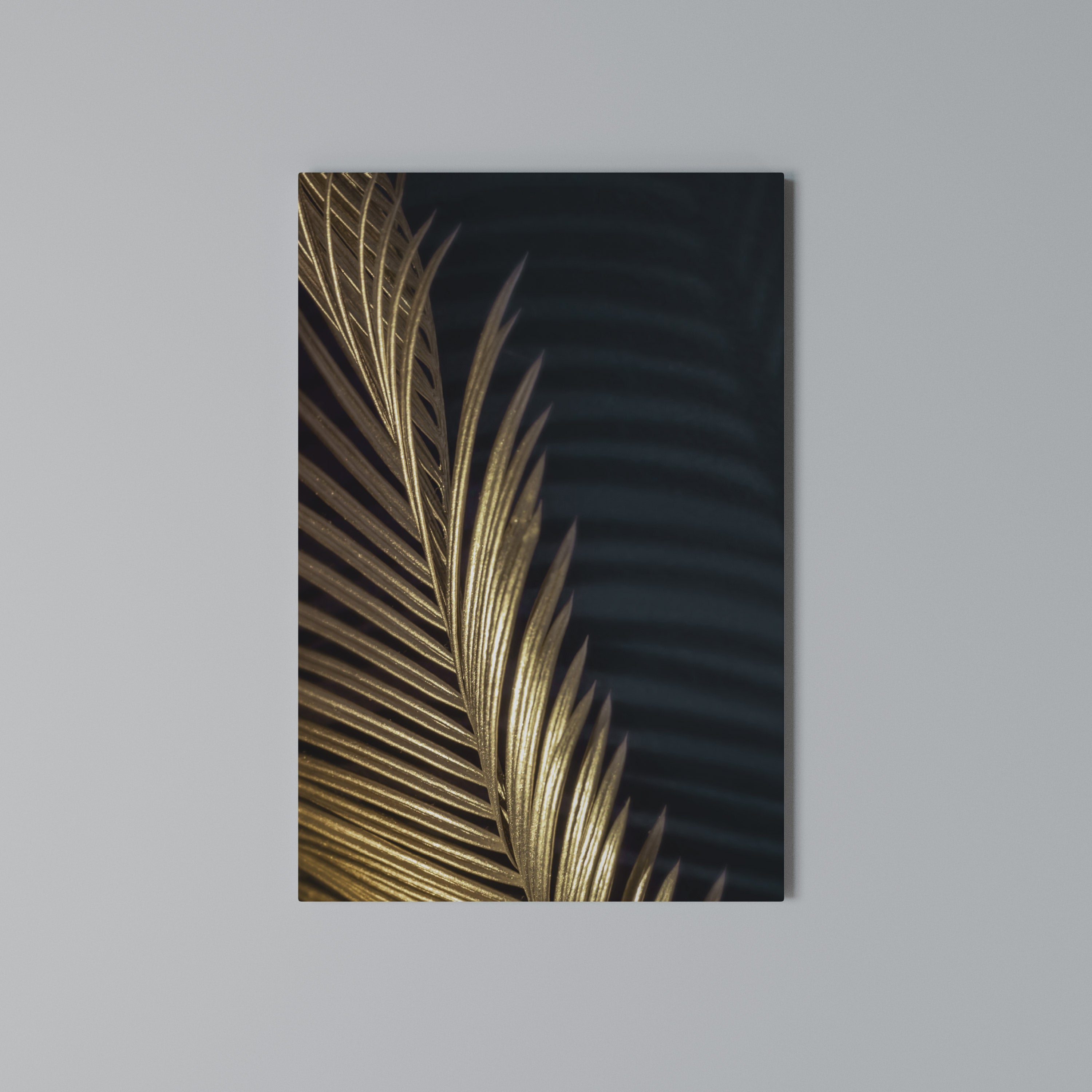 LUXE LEAF DANCE Vertical Canvas Print