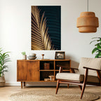 LUXE LEAF DANCE Selbstklebendes Poster - Hochformat